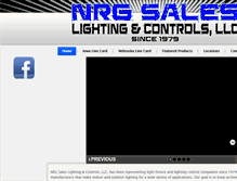 Tablet Screenshot of nrgsales.com